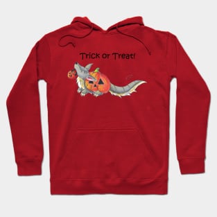 Nine Banded Jack o Lantern (With Text) Hoodie